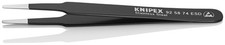 Stainless Steel Gripping Tweezers-Blunt Tips-ESD