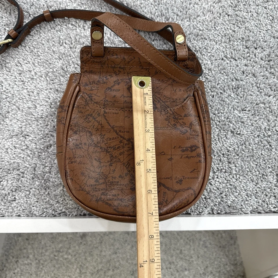 Bolso Bandolera Patricia Nash Rocca Viaje Firma Mapa Cuero Boho Foto 4 de 4