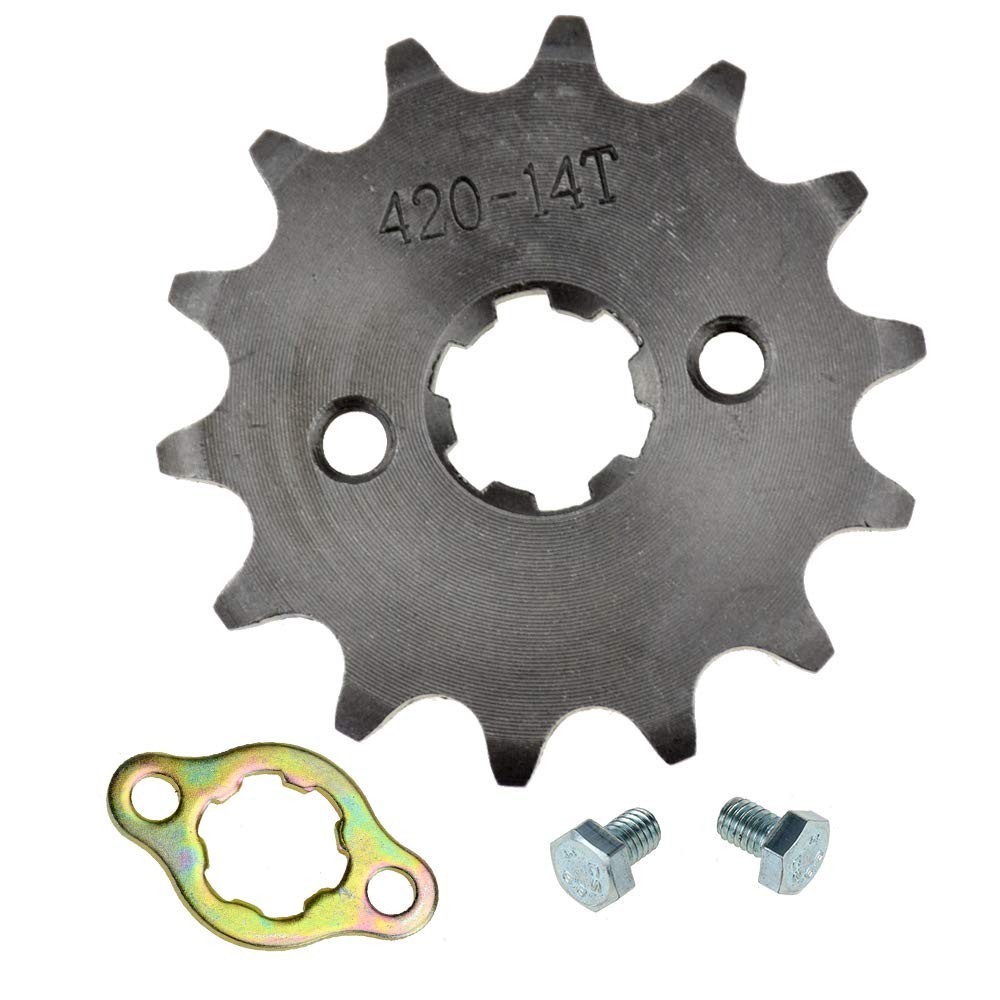 420 Chain Motorcycle & Scooter Drivetrain Sprockets TDPRO 420 41T 52mm Rear Chain Sprocket For Pit Dirt Bike SSR Taotao Coolster CRF 420 Chain Motorcycle & Scooter Sprockets
