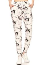 Trendsi Printed Joggers Women's Plus Size Casual Pants Buttery Soft