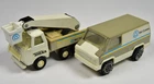 Vintage Tonka Bell System Utility Truck & Service Van Lot of 2 Toy Vehicles