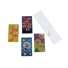 Fun Express 3 3/4" Bulk 72 Pc. Prismatic Halloween Icon Blank Paper Notepads