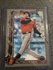 2025 Topps Holiday - Adley Rutschman #H191 Holiday Silver Glitter