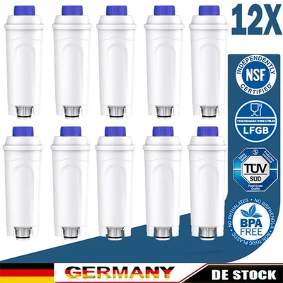 MARKENLOS 12 filtri acqua per DeLonghi per DLSC002 ECAM ESAM ETAM set filtri di ricambio 2025 IT