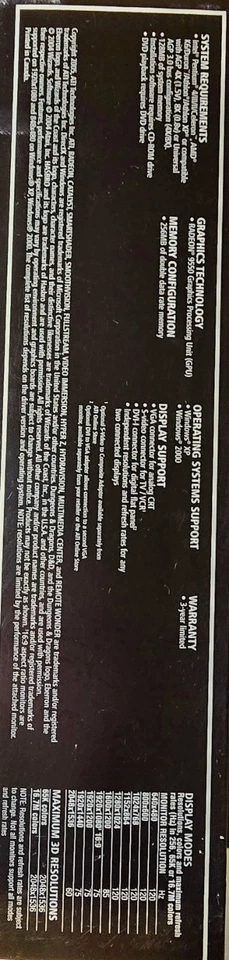 100-437105 ATI Radeon 9550 Video Card - Fan Broken Off - Image 3 of 4