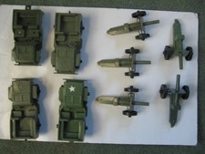 TIM-MEE TOYS --3 JEEPS AND 5 CANNONS-- 15.95 SHIPPING