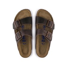 Birkenstock Arizona Soft Footbed Oiled Leather Sandals - Habana