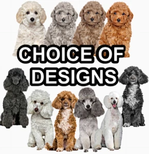 Poodle Self Adhesive Dog Sticker