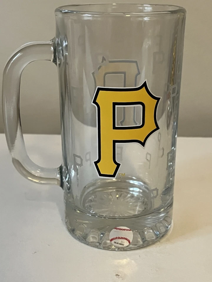 Taza de cristal de los Piratas de Pittsburgh MLB Foto 2 de 4
