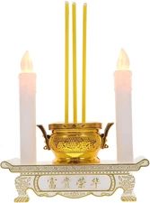 Led Electronic Incense Burner - Safe and Stylish Home D Cor for Rituals Buddha O