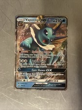 Pokémon Vaporeon GX Black Star Promo SM172 Holo Card