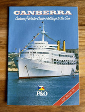 P&O Canberra Autumn/Winter Cruise &ldquo;Holidays to the Sun&rdquo; Brochure Sept 86-Feb 87