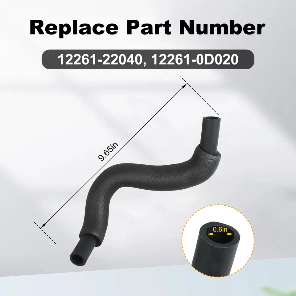 Manguera respirador cárter para Toyota Corolla MR2 Spyder 2000-2002 12261-22040 Foto 3 de 4