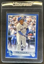 2022 Topps Update Julio Rodriguez RC Royal Blue Rookie #US44 Mariners