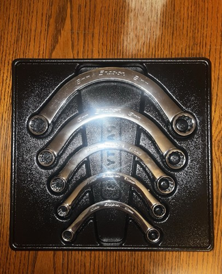 #ad SNAP ON TOOLS USA 10MM 21MM CXM605 METRIC Half Moon Obstruction Box Wrench Set $359.95