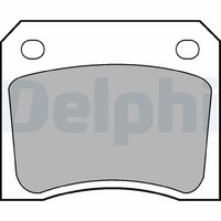 Delphi Bremsbelagsatz, Scheibenbremse Hinterachse U.A. FüR Daimler, Jaguar