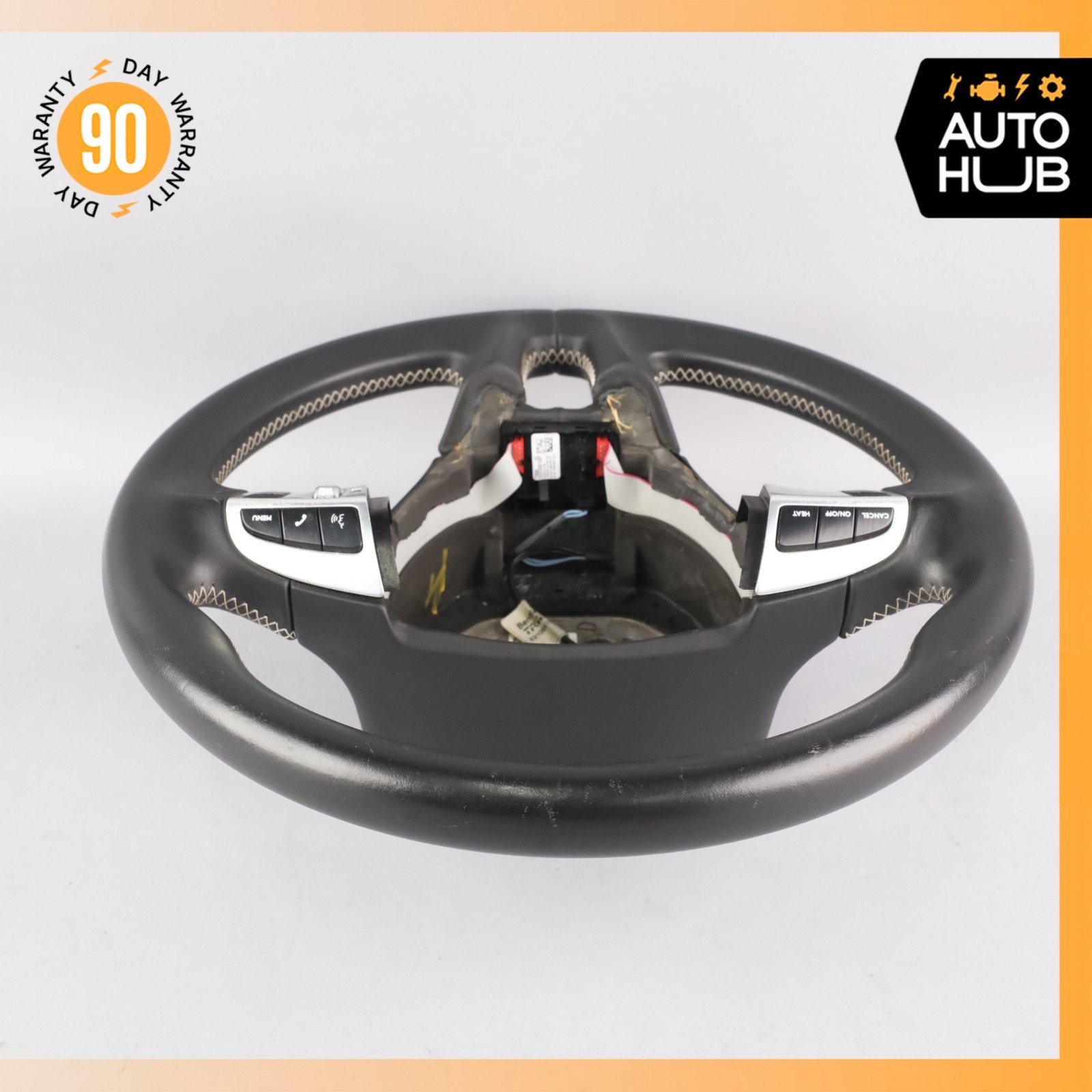 08-18 Bentley Continental GTC GT Flying Spur Driver Steering Wheel Leather OEM