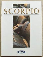 FORD Scorpio Car Sales Brochure Nov 1987 Ref FA 817