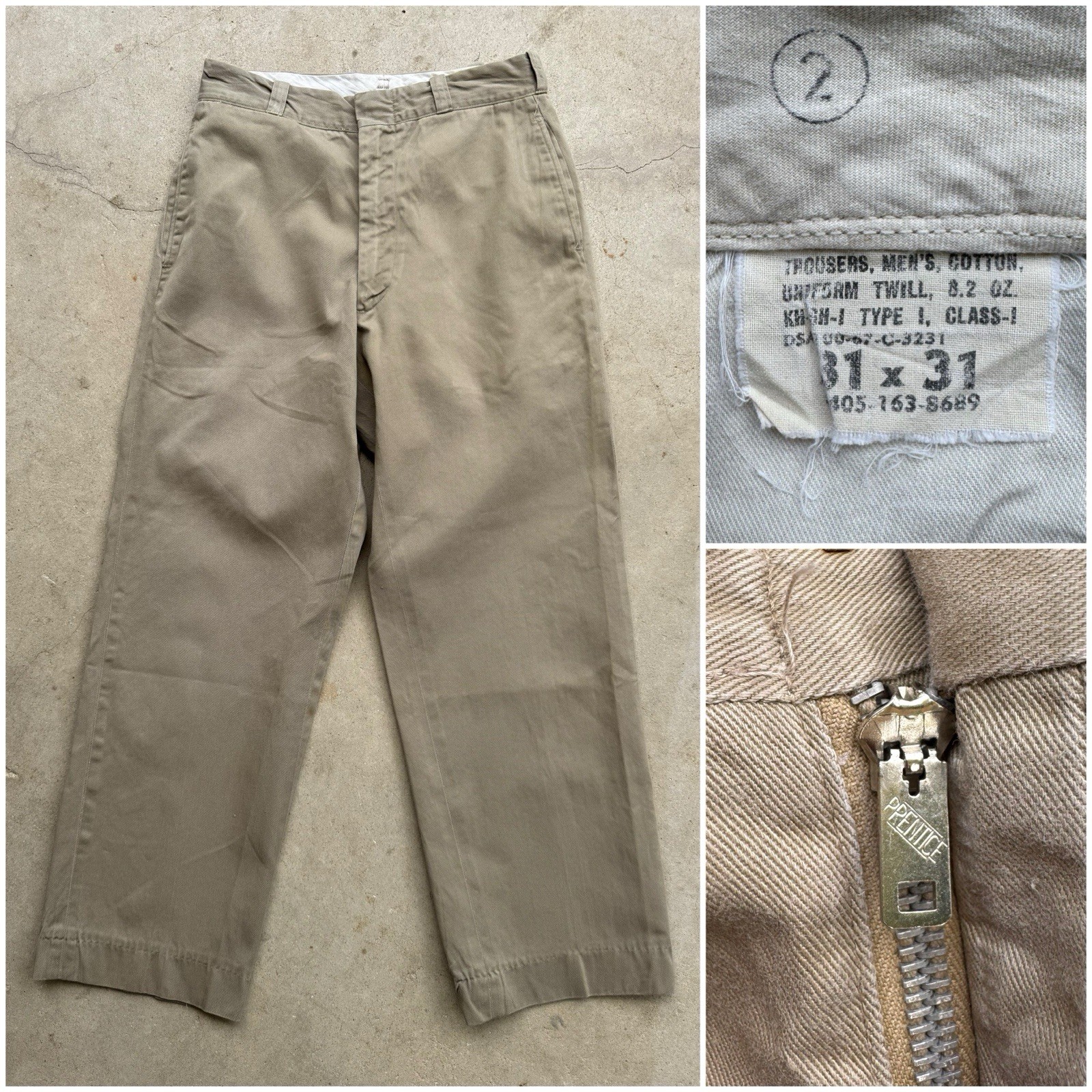 60s US ARMY military chino pants 28×29 60s US ARMY military chino pants 28×29 1960s Vtg US Army Khaki