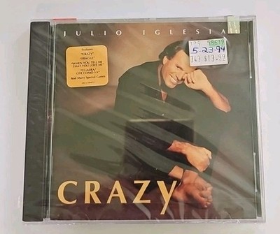 Julio Iglesias - Crazy CD SEALED Hype Sticker Columbia VTG 