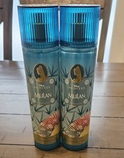 Lot 2 NEW Bath Body Works Disney Princess Mulan Fragrance Mist 8 oz HTF Spray