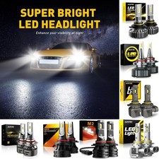 AUXITO 9012 HIR2 LED Replace Headlight Bulb High Lo Beam Canbus 18000LM 6500K H