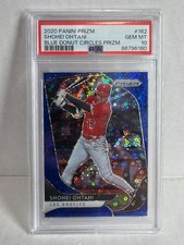 2020 Panini Prizm Blue Donut Circles Shohei Ohtani #162 PSA 10 GEM Los Angeles