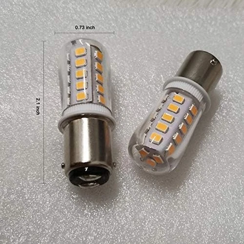 BA15D LED Bulb 12V Warm White 4 Pack - Image 2 of 4