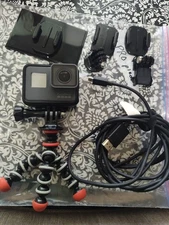 GoPro HERO5 Black Action Camera 4K HD Video with Battery, Mount Frame Bundle