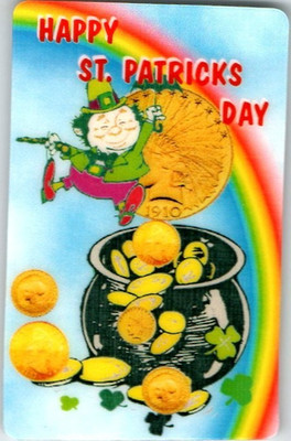 ITS Teledebit Happy St Patricks Day 5 Minutes Collector Phone Calling Card