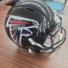 Atlanta Falcons Michael Vick replica signed  football helmet BAS authenticated