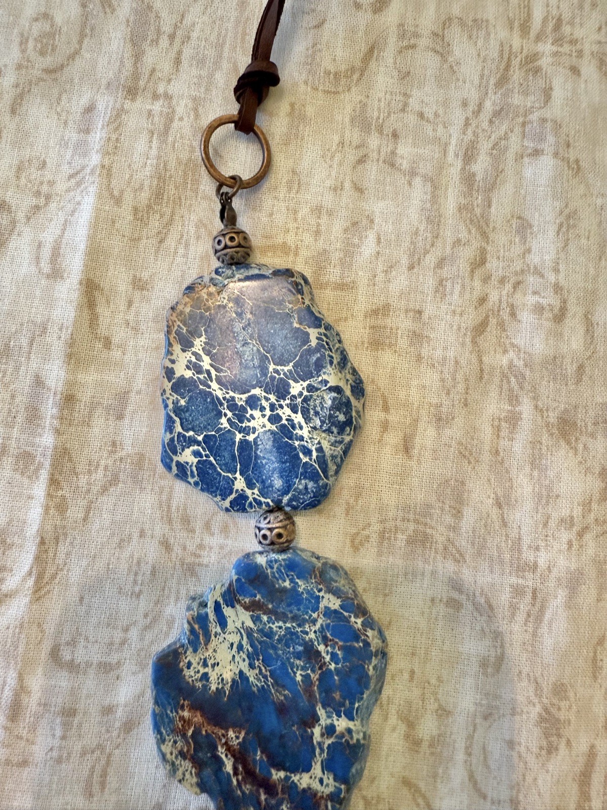 Stunning Impression Jasper Statement Necklace - image 4