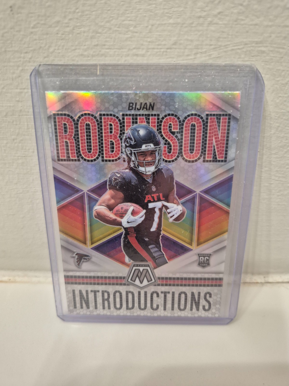 2023 Panini Mosaic Introductions Silver Prizm Bijan Robinson #I-6 Rookie RC