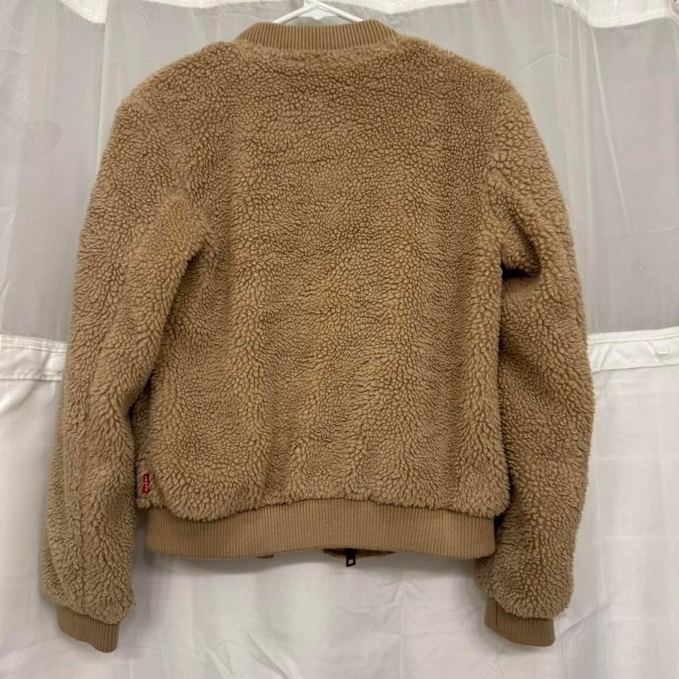 Levi's Beige Soft Outer Shell Jacket Womens XS - image 4