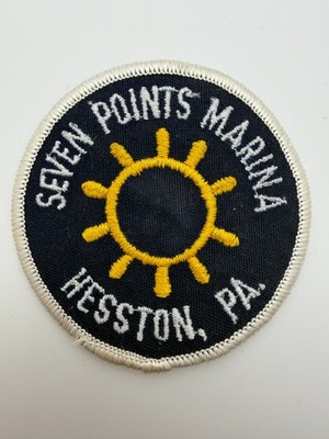 Seven Points Marina Hesston PA Travel Boating Iron-on Patch
