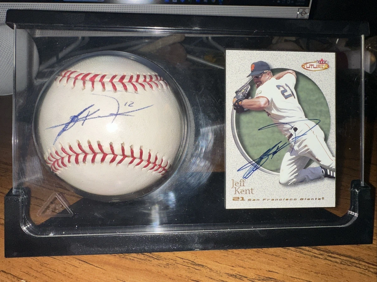 MLB ジェフ ケント 直筆サイン入りフォト ロスアンゼルスドジャース