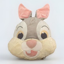 Disney Thumper Plush Cushion 14" Grey Rabbit Bambi Movie Soft Cuddly Cute Toy