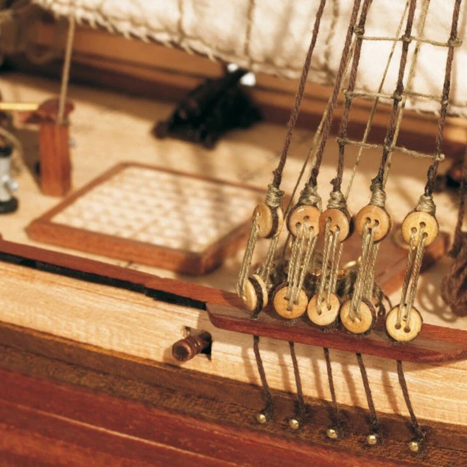 OcCre Albatros Schooner Model Ship Kit 1:100 Wooden, 57cm Length - Bild 4 von 4