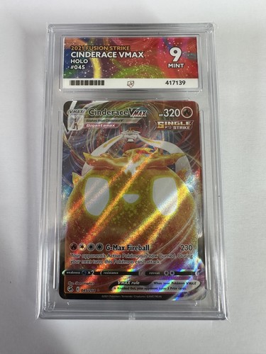 Cinderace VMAX graded ACE 9 for sale on eBay