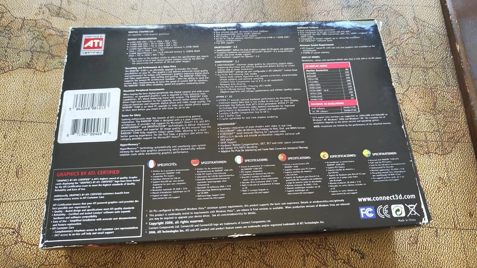 ATI Radeon X300  Graphics Card 128MB 16 PCI-E DVI VGA S-Video - Image 2 of 3