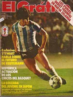 MARADONA Fifa World Cup 1979 Argentinien vs Indonesien - Magazin