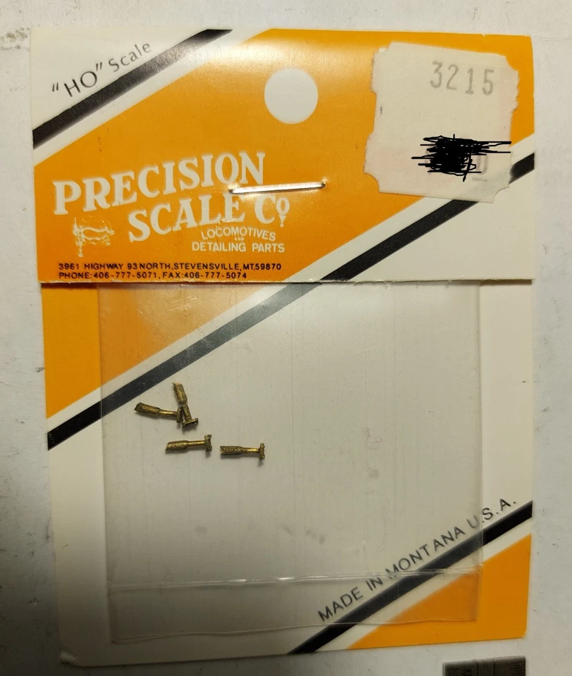 US Messing-Dampflok  PSC  3215 Aufnahme für Justierstange  im Pufferträger, 4 St - Bild 2 von 4