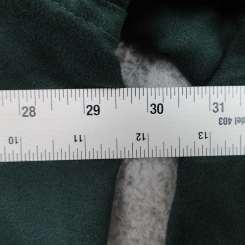 Woman Within Suede Shirt Women 2X Green Button Up Minimalist Chic FashionTrendy - Picture 17 of 23