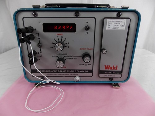 WAHL MODEL C-65 TERMOCOUPLE CALIBRATION STANDARD - Picture 2 of 7