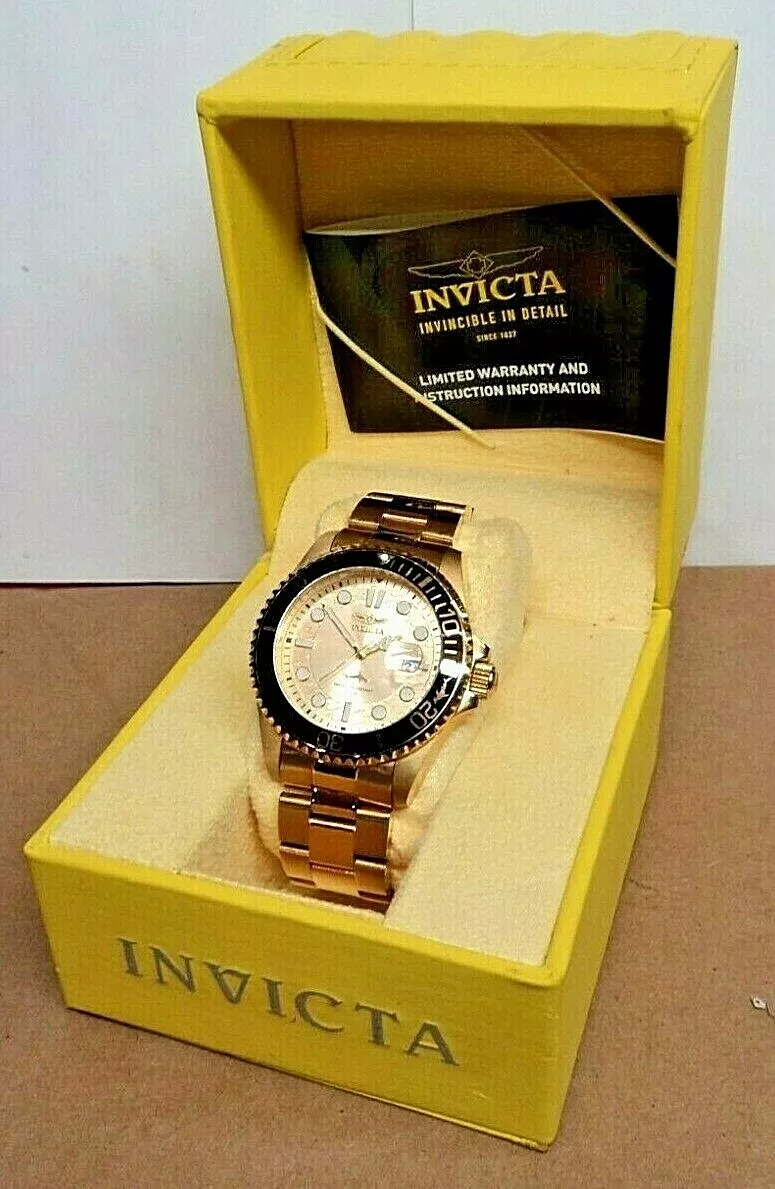 Reloj de cuarzo Invicta Pro Diver para hombre, dorado, 30025 : Precio  Guatemala