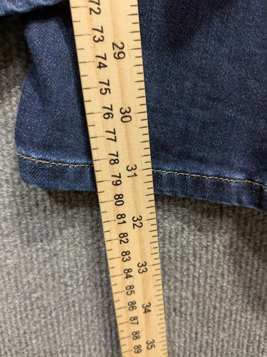 Seven 7 For All Mankind Slimmy Jeans Mens 31x32 Tapered Stretch Navy Dark Pant - Imagen 6 de 15