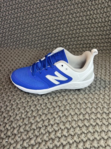 NIB New Balance Fresh Foam X Velo V3 Metal Blue & White Softball Cleats Size 7 B - Picture 11 of 19