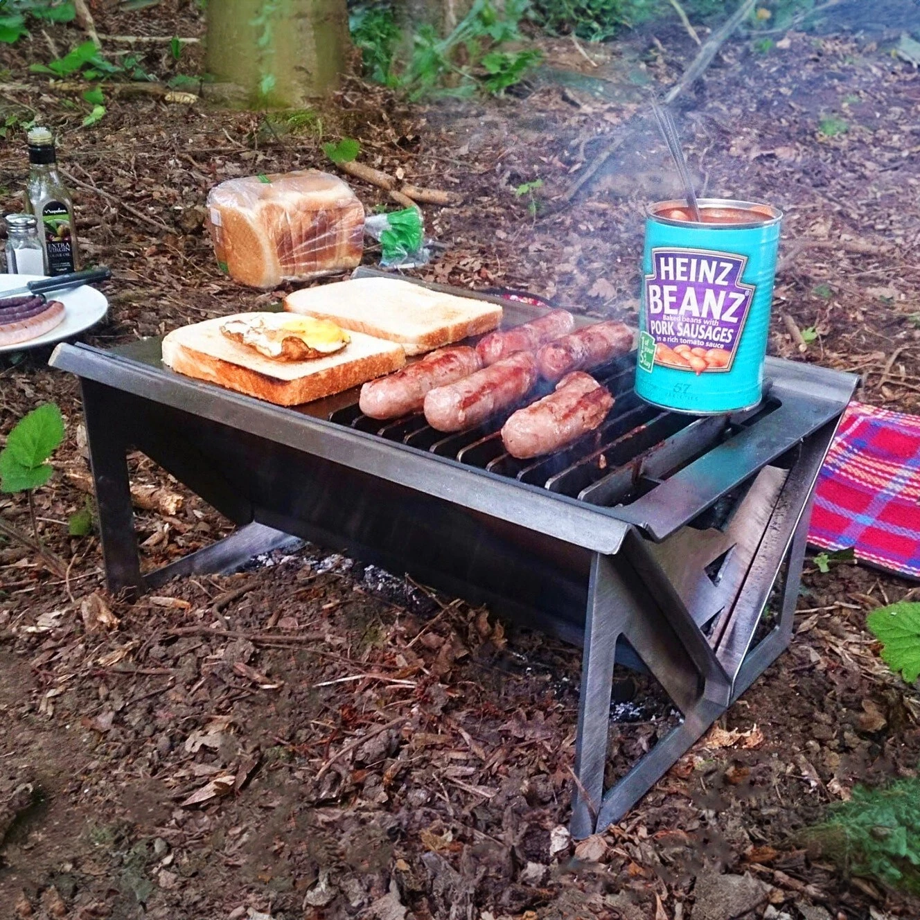 Volcann Portable Flatpack Fire Pit Grill Charcoal / Wood BBQ + Cooktop - Not Gas
Opens in a new wind