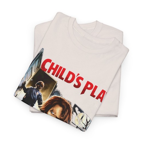 Child’s Play Movie Chucky Horror T Shirt Unisex Heavy Cotton Tee - Picture 52 of 157