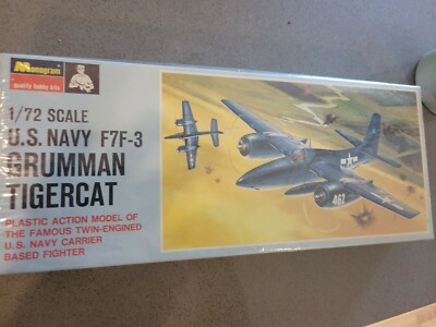 Monogram Grumman Tigercat F7F-3 Vintage Model 